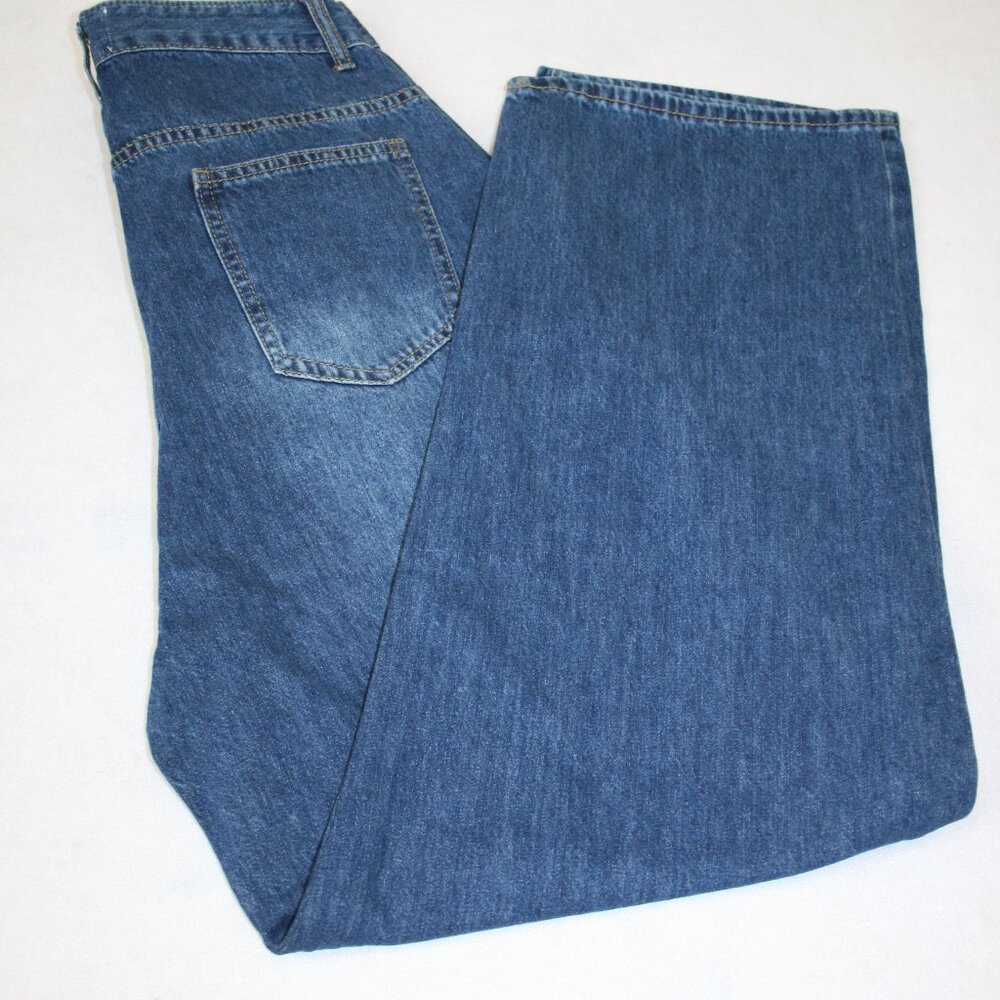 Uniq by Litz Jeans Wide Leg Button Fly Size Med